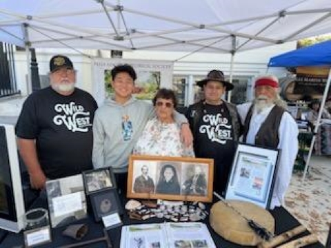 Peña Adobe Historical Society Members staff a booth at the 6th annual Wild West Film Festival!